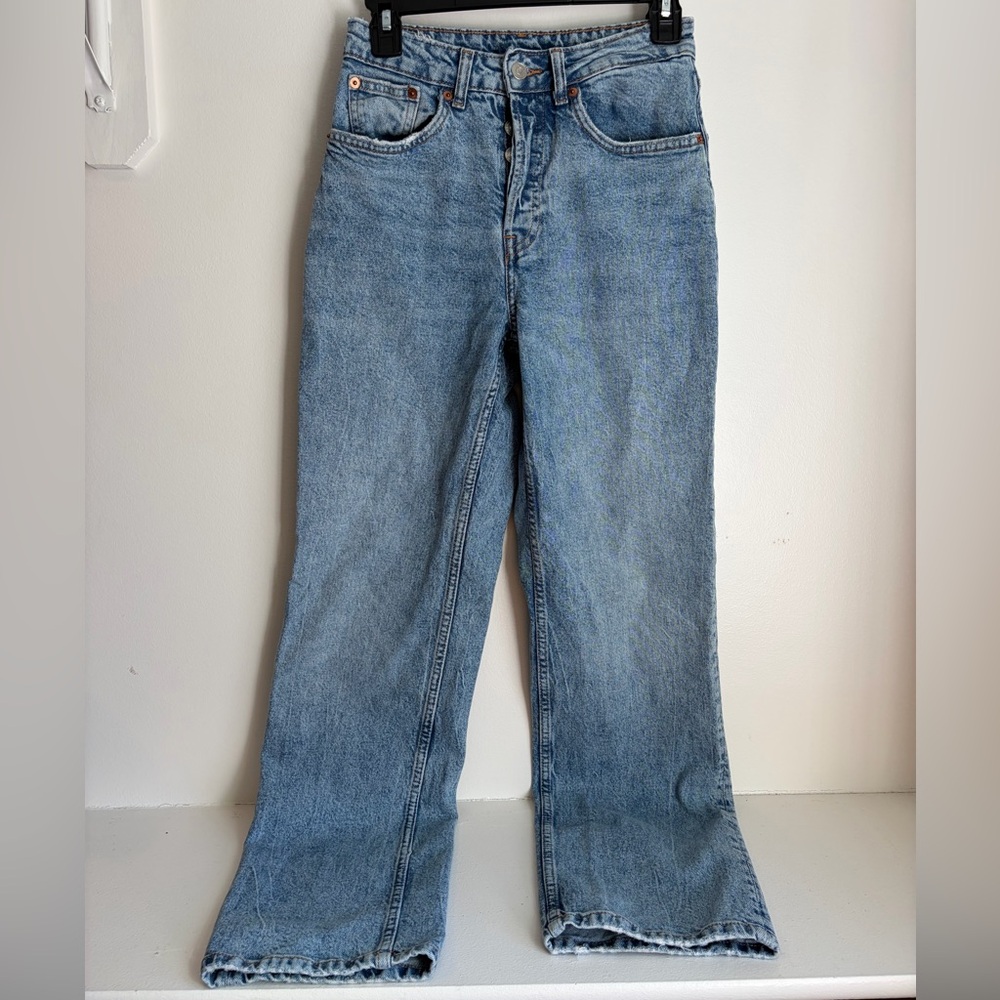 H&M Divided Blue Denim Jeans Straight Leg